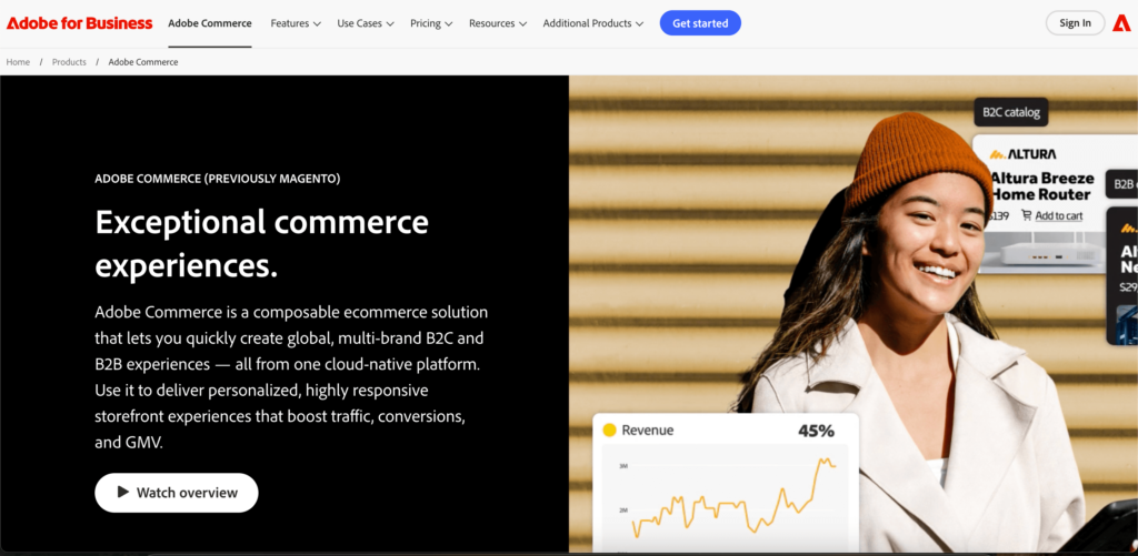 adobe commerce magento headless